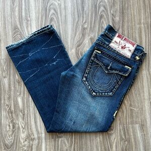 Very Rare USA Vintage Men’s True Religion Billy Super T Bootcut Jeans Size 38x31